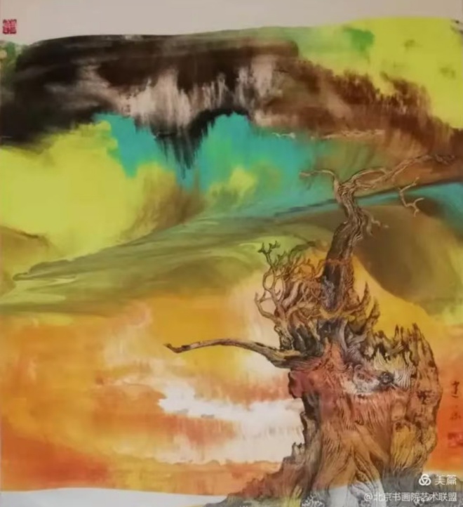 墨韵新途:康建华的艺术探索与成就(图2) 墨韵新途:康建华的艺术探索与成就(图2)